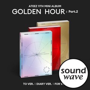 ATEEZ : Golden Hour Part 2 – 11th Mini Album (Sound Wave / Apple music POB)(Set)
